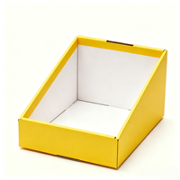 Caja de Exhibición de Cartón Plegable Moderna Personalizada, Caja de Exhibición Portátil de Cartón Kraft para Productos Alimenticios, Tienda Minorista, Mostrador de Compras