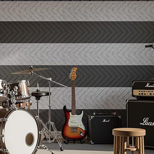 Pannello Acustico Autoadesivo in Fibra di Poliestere, Pannelli Fonoassorbenti per Decorazione d'Interni - Product Image 4