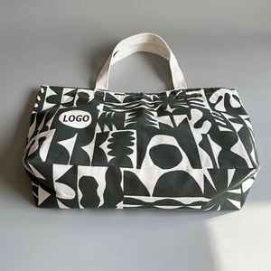 Grand sac fourre-tout écologique en polyester et coton, sac à bandoulière, produits écologiques pour pique-nique, voyage, gym - Product Image 4