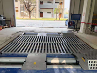 Station d'inspection des véhicules 4T Performance de puissance automobile et dynamomètre de châssis Voie d'essai de véhicule de voiture automatique