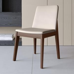 Chaises de salle à manger modernes en cuir rembourrées et inclinables, imperméables, pour la maison, le bureau, la salle de bain, durables, écologiques, meubles solides pour la maison - Product Image 1