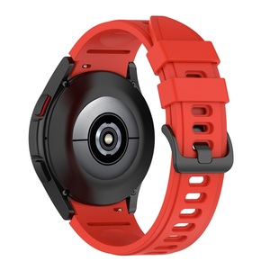 Pulsera deportiva de 20mm sin huecos, correa de repuesto para <span class=keywords><strong>Samsung</strong></span> <span class=keywords><strong>Galaxy</strong></span> <span class=keywords><strong>Watch5</strong></span> Pro <span class=keywords><strong>Watch5</strong></span> Watch4, correa de reloj de silicona clásica - Product Image 3