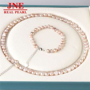 Collier de perles naturelles avec fermoir extensible, cadeau idéal pour la fête des Mères et les aînés - Product Image 1
