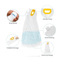 Sac liquide portable pour lessive, emballage spécial avec 5 couches de matériau de base épaissi, anti-fuite et résistant à l'écrasement
