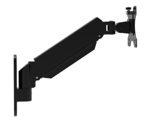 Best Popular Office Furniture Flexible Lcd PC <strong>Swing</strong> Arm Monitor <strong>Bracket</strong> Black/White Monitor Wall Mount - Product Image 3