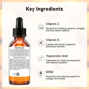 Organic Vitamin c Serum For Face, Whitening Serum For Skin Lightening, Best Face Serum Private Label Korean Skin Care Serum