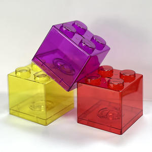 Alcancía de Plástico Transparente Estilo Ins para Niños, Bloques de Construcción de Gran Capacidad, <span class=keywords><strong>Caja</strong></span> de Almacenamiento Creativa para <span class=keywords><strong>Lego</strong></span> - Product Image 4