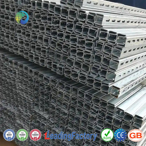 Acero Estructural para Estructuras Solares Conformado en Frío Q235 con Certificación ISO <span class=keywords><strong>EC</strong></span> de Jchx, Acero Ranurado Galvanizado Unistrut, Canal en U - Product Image 6