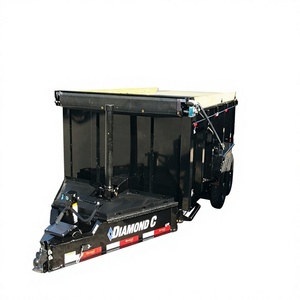 Heavy Load Transport Hydraulic 7000 lb Axle <b>Tarp</b> Kit Slide-In Ramps Semi-Trailer Strong Steel Frame Dual Axle Dump - Product Image 1
