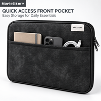 Housse pour ordinateur portable Urban Ripstop pour MacBook Air Pro 13 14 pouces, étui de protection rembourré, poche avant, logo personnalisé, OEM ODM, vente en gros