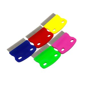 カスタマイズ可能なブラシペットスチールコーム犬のシラミの櫛 - Product Image 4