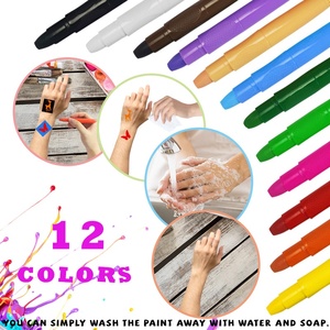 Pastelli in Gel Lavabili per Bambini, 12 Colori, Non Tossici, Morbidi e Girevoli, Solubili in Acqua, Unisex, 130x15mm, Materiali Artistici - Product Image 6