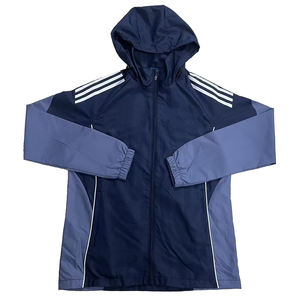 Maßgeschneiderte Team-Windbreaker-Trainingsanzüge 100% Polyester Wasserdichte Sportbekleidung Uniformen mit Wärmeübertragungsdruck Großbestellungen für - Product Image 6