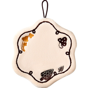 Toalla de Mano Colgante de Felpa Coral Estilo Postre, con Forma de Hongo y Donut, para Cocina y Baño, de Heartfelt Creation - Product Image 5