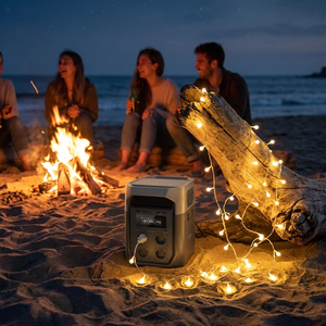 Générateur Delt3 1024Wh 1800W LiFePO4, charge rapide en 45 min, fonction UPS, source d'alimentation pour panne de courant à domicile, camping, stand - Product Image 1