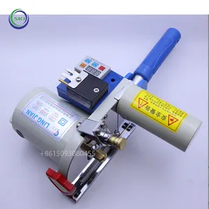 Manual Roll Table Fabric Cutting Straight Round Fabric End Cutter Machine