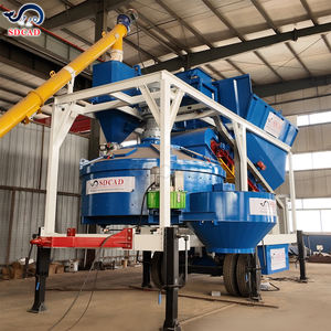 Centrale à béton mobile sur site avec mélangeur MP1000 pour les projets de ponts et commerciaux - Product Image 3