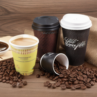 Tasse biodégradable fêtes quotidiennes nécessités ménagères papier Kraft papiers emballage tasses ensemble soupe emballage bol alimentaire emballage
