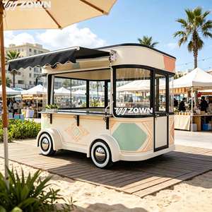 Camion de restauration électrique entièrement équipé, entièrement en acier inoxydable, chariot de nourriture mobile personnalisé pour la vente de snacks de rue, pour les services de restauration en plein air - Product Image 1