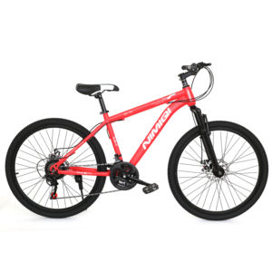 Vélo <span class=keywords><strong>de</strong></span> montagne en alliage d'aluminium chinois peu coûteux, 21 vitesses, suspension avant, freins à <span class=keywords><strong>disque</strong></span> 24/26 pouces, léger et durable pour adultes - Product Image 2