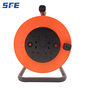 Câble d'extension SFE personnalisé avec prise EU 25/50M BS UK BRITISH, cordon en cuivre robuste 13A, <span class=keywords><strong>enrouleur</strong></span> de câble - Product Image 1