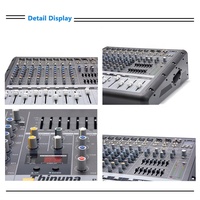 Thinuna PMX-H12 haut de gamme professionnel dj 12 canaux Console de mixage numérique mélangeur Audio amplificateur alimenté mélangeur stéréo haute puissance