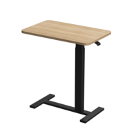 Bureau de chevet à faible coût d'usine avec réglage de la table réglable pneumatique mobile conception de bureau pc moderne