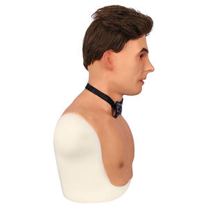 หน้ากากซิลิโคนเต็มใบหน้าผู้ชายหัวล้าน สำหรับงานปาร์ตี้ฮาโลวีน คอสเพลย์ งานแฟนซี ปลอมตัว ปิดบังใบหน้า - Product Image 4