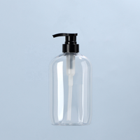Flacon pompe transparent personnalisé pour cosmétiques, lotion, shampoing, crème – Emballage en plastique avec bouchon pulvérisateur