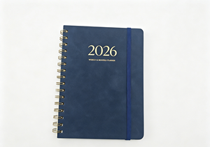 Agenda Settimanale e Mensile A5 2026, Copertina Rigida in PU Sfumato, Quaderno a Spirale per Studenti e Ufficio - Product Image 6