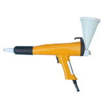 Pistolet de pulvérisation électrostatique pour revêtement en poudre, corps en plastique