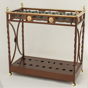Porte-parapluies en métal torsadé, support autoportant pour parapluies, <span class=keywords><strong>rangement</strong></span> décoratif pour hôtel, hôpital, bureau, entrée - Product Image 6