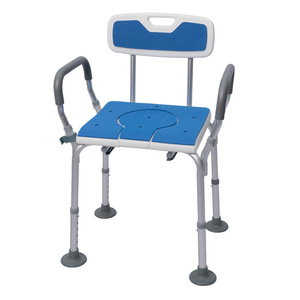 Medical Aluminum Shower <b>Stool</b> for Elderly Disabled <b>Height</b> <b>Adjustable</b> - Product Image 4