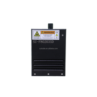 Sistem Pengeringan UV LED 8020 395nm 200W Lampu Ultraviolet Berpendingin Kipas untuk Printer UV I3200/6090/6045