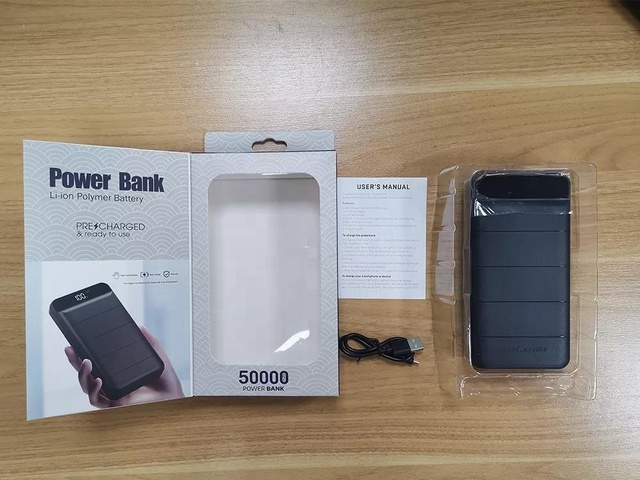 2025 Hot Sale Products That Best Selling Mini Power Bank 30000mah LED Powerbank 50000mah Phone Chargers Bulk Power Bank Mini