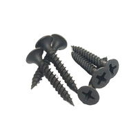 Premium Black Drywall Screw Coarse Thread Bugle Head Phosphate Steel Fastener Gypsum Board Durable Tapping Screw