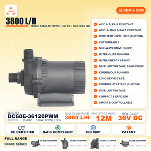 ผู้ผลิตปั๊มจุ่มใต้น้ำ ZKSJ โรงงานจีนขายส่งโดยตรง รับผลิตตามสั่ง 12V 24V 36V 3200-3800 ลิตร/ชม. ระยะส่งน้ำ 10-12 เมตร รับผลิตแบบ OEM ODM - Product Image 1