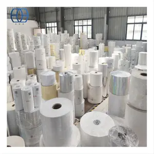 Large Roll Of White Self-adhesive Label Raw Materials Pp Film Self Adhesive Material Paper