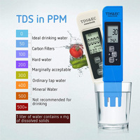 Analyseur de qualité de l'eau en ligne, pH-mètre industriel, testeur de pH 02 EC TDS avec moniteur pour le contrôle de la qualité de l'eau