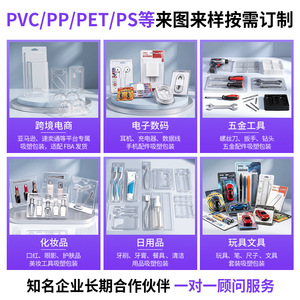 กล่องบรรจุภัณฑ์พลาสติกแบบปรับแต่งได้ พร้อมถาดใส่เครื่องสำอางบุ PVC สำหรับการใช้งานข้ามพรมแดน - Product Image 2
