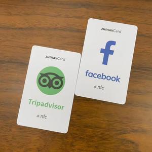 Scheda di revisione Google Nfc con supporto in plastica con <span class=keywords><strong>codice</strong></span> Social Media programmabile con stampa personalizzata - Product Image 2