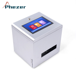 Impresora de inyección de tinta estática de escritorio QR/codificador de fecha máquina de impresión de inyección de tinta para bolsas de alimentos tapas de plástico y cartón - Product Image 2