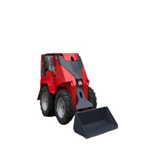 Minicargadora con Dirección Deslizante de 360 Grados, Minicargadora de Ruedas a Gasolina, Blanca, Compacta, para Uso Agrícola y en Huertos - Product Image 5