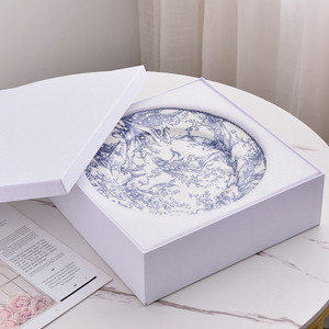 ชุดจานลายดอกไม้สไตล์ยุโรป 3 ชิ้น ทำจากเซรามิกเนื้อละเอียด ขายส่ง - Product Image 4