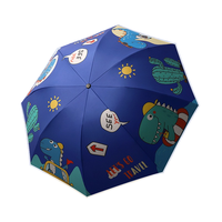 Stock d'usine, parapluie pour enfants personnalisé 8K 3 plis manuel, mignon, dessin animé, réfléchissant, de sécurité, pour logo, cadeaux d'affaires, protection contre la pluie et le soleil