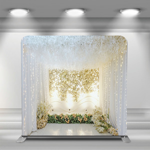 8x8 оборудование для выставок-Прямая Натяжная тканевая витрина с рамкой наволочка подставка для фотобудки баннер для дня рождения - Product Image 3
