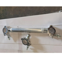 Estructura de Aluminio de Tubo Único con Abrazadera para Refuerzo Diagonal, Iluminación y Montaje de Equipos