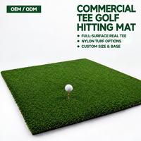 Tapis d'entraînement de golf en nylon pour le frappeur de golf, idéal pour l'intérieur et l'extérieur, clubs et académies