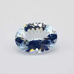 พลอยอะความารีนวงรีเหลี่ยมเพชรพลอยธรรมชาติ7.50 CTS AA + สีน้ำเงิน CAL ได้รับการรับรองสีเล่นอัญมณีหลวม - Product Image 3