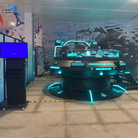 Simulador de Vuelo OVNI con Realidad Virtual Inmersiva, Montaña Rusa para 5 Jugadores, Plataforma de Movimiento de 360°, Juego de Disparos, Centro de Entretenimiento Arcade